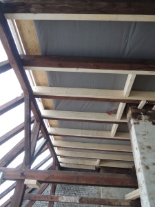 Neues Dach incl Verstärkungen